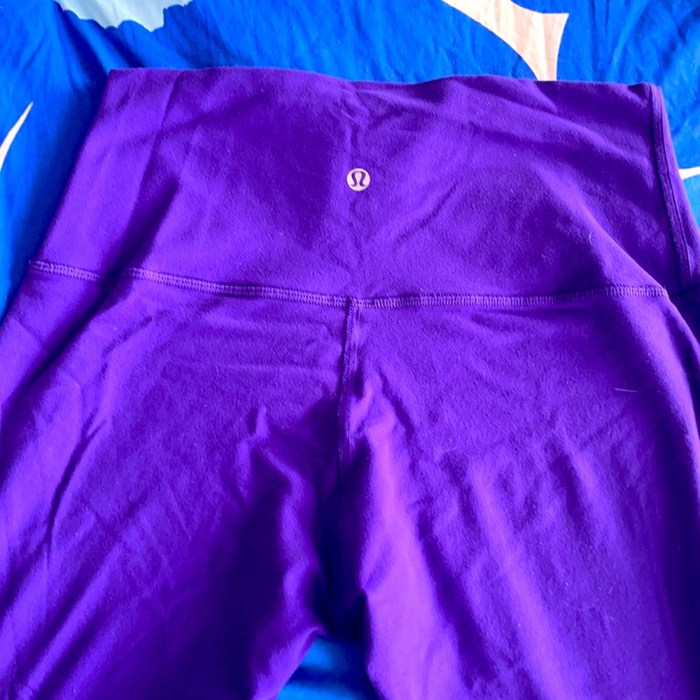 Lululemon Electric Purple Wonder Under Capris